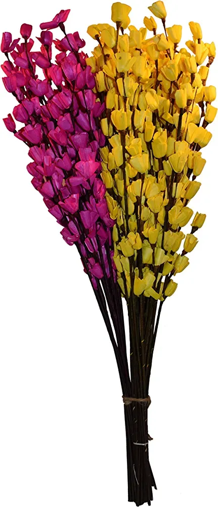 simonart and printing artificial dry flowers branch - 100.0, 60 cm