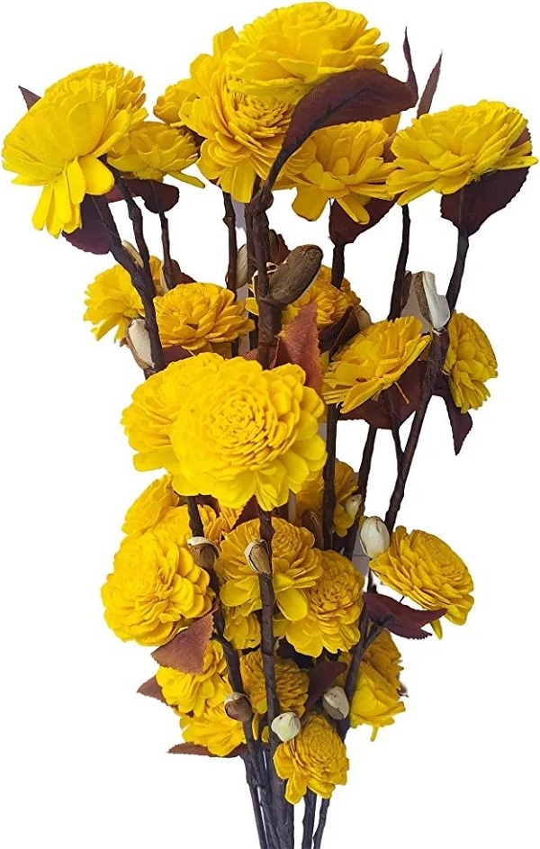 simonart and printing artificial dry flowers handicrafts home decor - 100.0, 60 cm