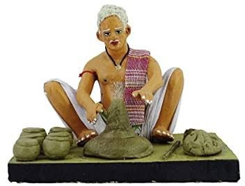 simonart and printing handicrafts clay pot Maker - 100.0, 13cm10cm10cm