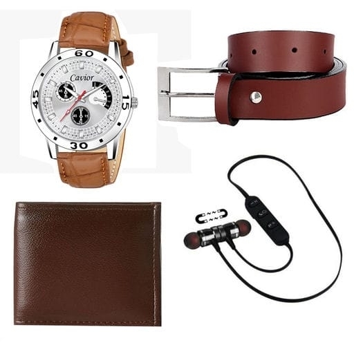 Multiple Combo With Synthetic Strap Watch For Men 