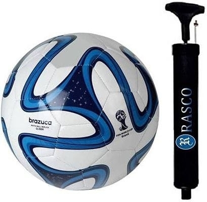 Football Pack Of 2 With Air Pump