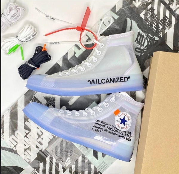 Converse Off White Vul Anized Shoes - DK STORE, 43