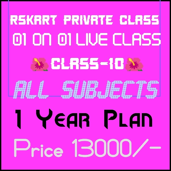 Class 10 Private Classes Course