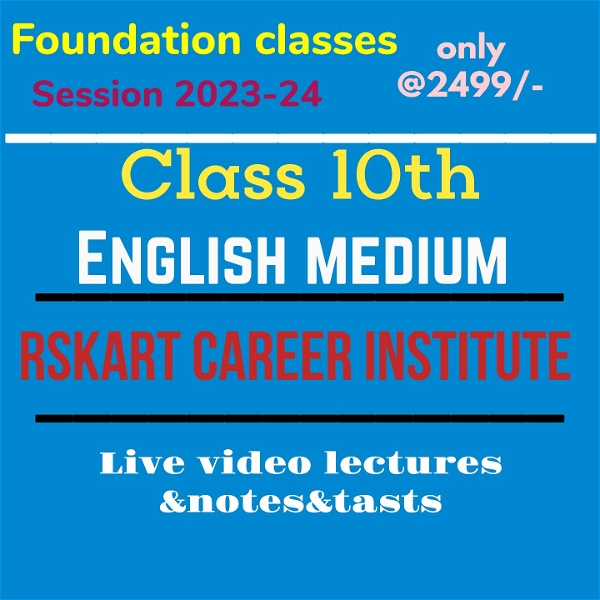Class 10th Board English Medium Cbse/State Board - RBSE, Online