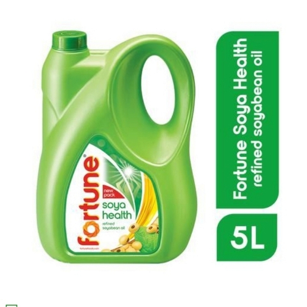 Fortune Soya Health Refined Soyabean Oil - 5 L Can