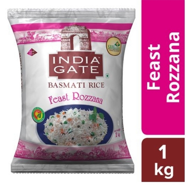 Indiagate Basamati Rice - Rozzana  - 1 kg