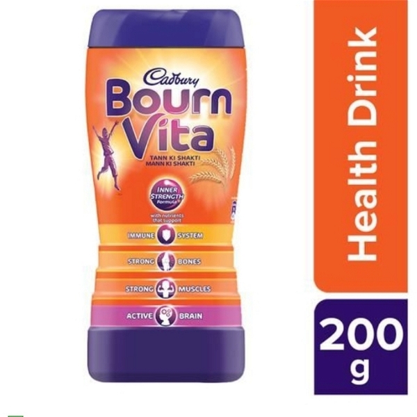 Bourne Vita Chocolate Health Drinks - Bourne Vita - 200Gm -Jar
