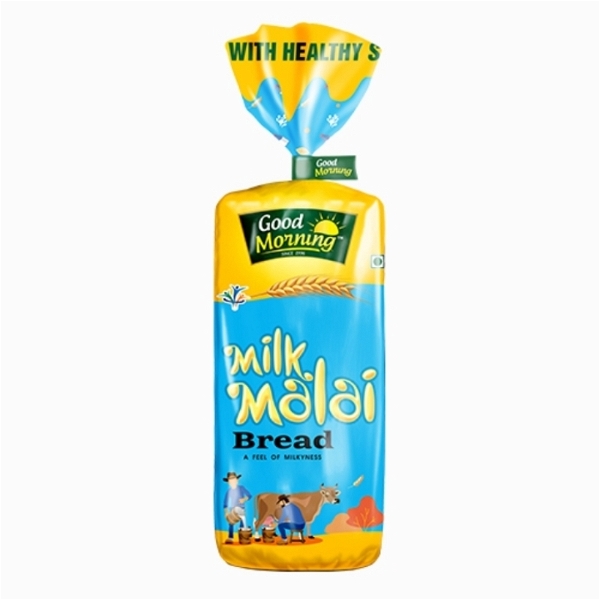 Good Morning Milk Malai Bread - 450Gm