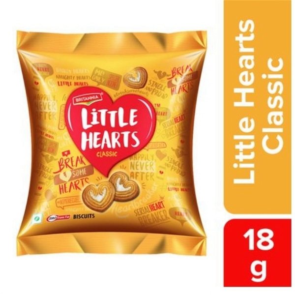 Britannia Little Heart Biscuits  - 13 Gm