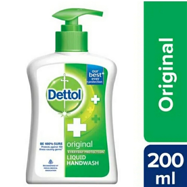 Dettol Original Handwash Liquid Pump - 200ML 