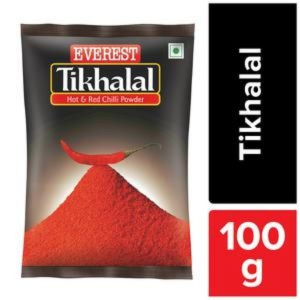Tikhalal Hot & Red Chilli Powder  - 100Gm