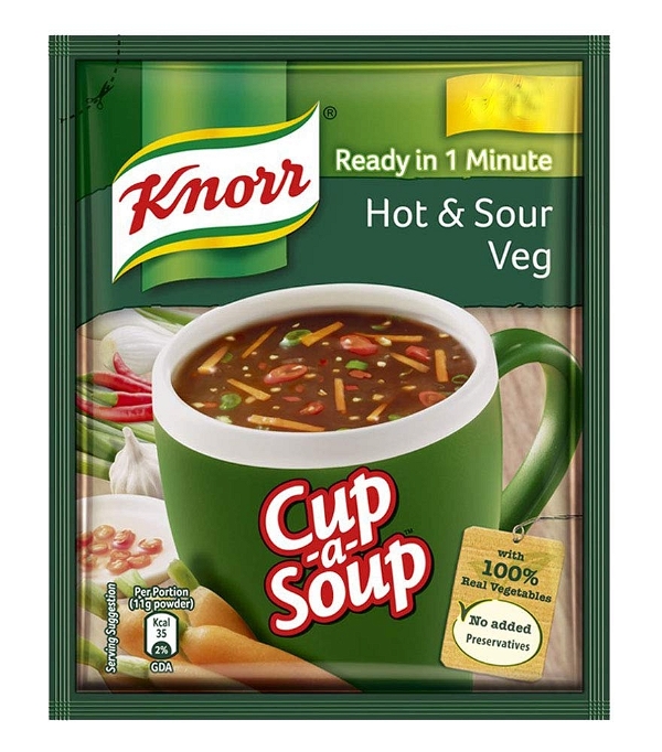 Knorr Soup Ready To Cook - Hot & Sour Veg - 11Gm