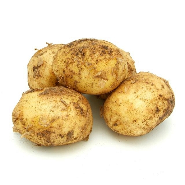 Fresho New Potato White/नया सफेद आलू - 500Gm