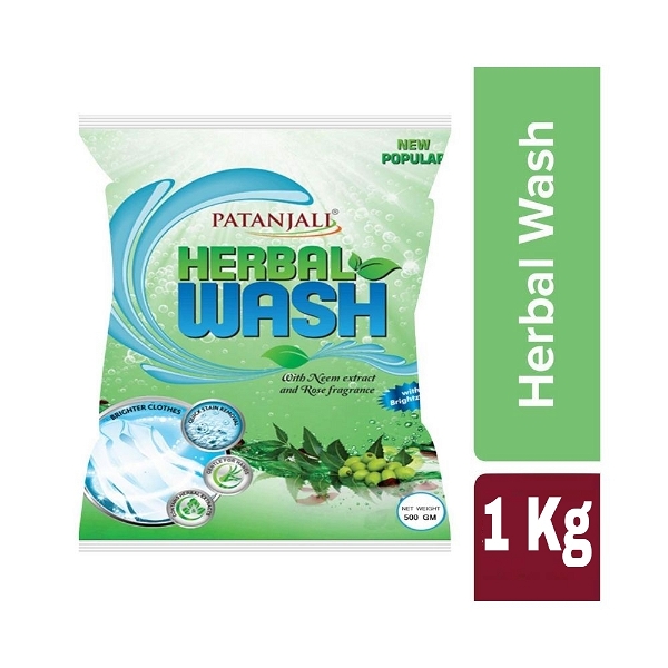 Patanjali Herbal Wash detergent powder  - 1 Kg