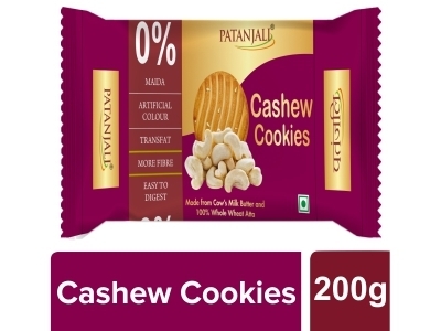 Patanjali Cashews Cookies  - 200Gm 