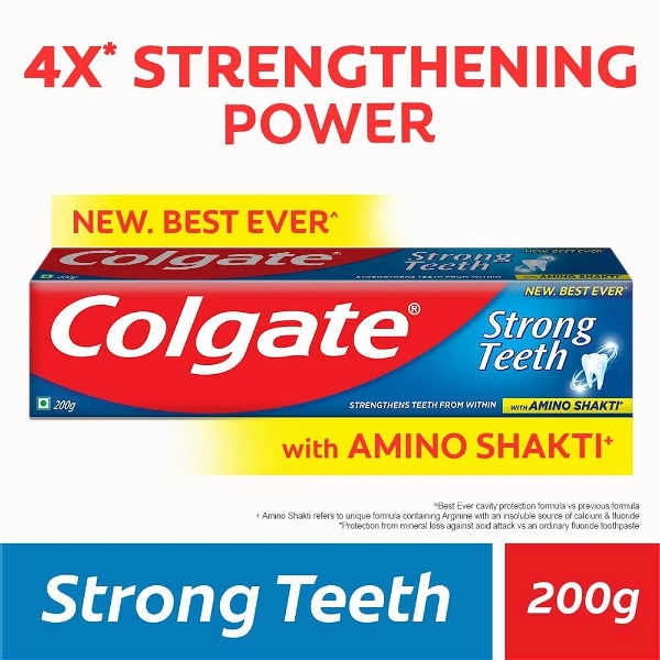 Colgate Toothpaste  - Stronge Teeth - 200Gm