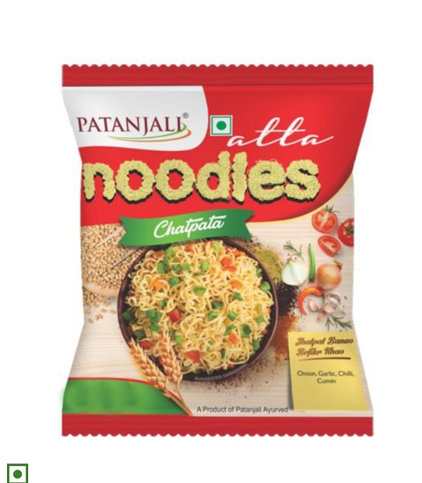 Patanjali Chatpata Instant Atta Noodles  - 60  Gm