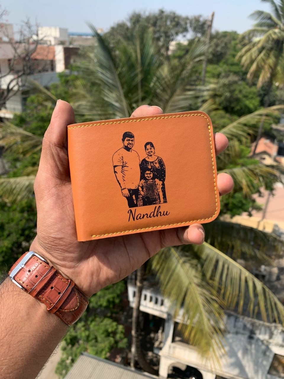 Personalized Sketch Wallet Couple Combo Gift  a2zeegifts