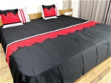 Doppelganger Homes "Valley of Red Roses" Double Bed sheet