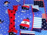 Doppelganger Homes Pirates Cartoon Double Bed Sheet