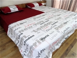 Doppelganger Homes London-Paris Designer Double Bed Sheet