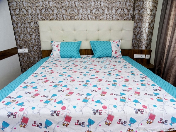 Doppelganger Homes Tailor Mouse Kids' Double Bed Sheet