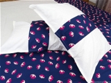 Doppelganger Homes Floral edge Designer Double Bed Sheet