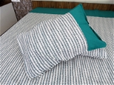 Doppelganger Homes Green Creeper Double Bed Sheet