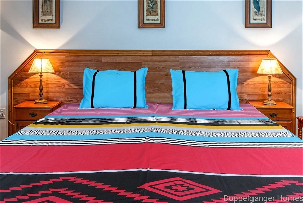 Doppelganger Homes Burst of colors Double Bed Sheet