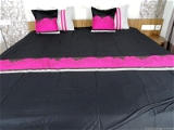 Doppelganger Homes "Valley of Pink Roses" Double Bed sheet