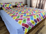 Doppelganger Homes Heart & Dice Double Bed Sheet