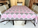 Doppelganger Homes Cotton 6 Seater Dining Table Cover-15