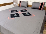 Embroidered  Double Bed Sheet-142