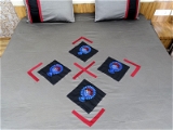 Embroidered  Double Bed Sheet-140
