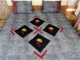 Embroidered  Double Bed Sheet-146