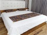 Doppelganger Homes Kalamkari Double Bed sheet  set-81