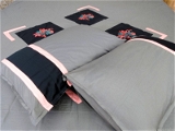 Embroidered  Double Bed Sheet-139