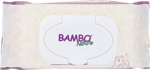 BAMBO NATURE: Wipe Wet Tidy Bottom 50 ct, 50 pc