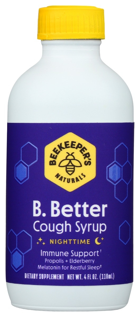 BEEKEEPERS: B Better Cough Syrup Nighttime, 4 fo