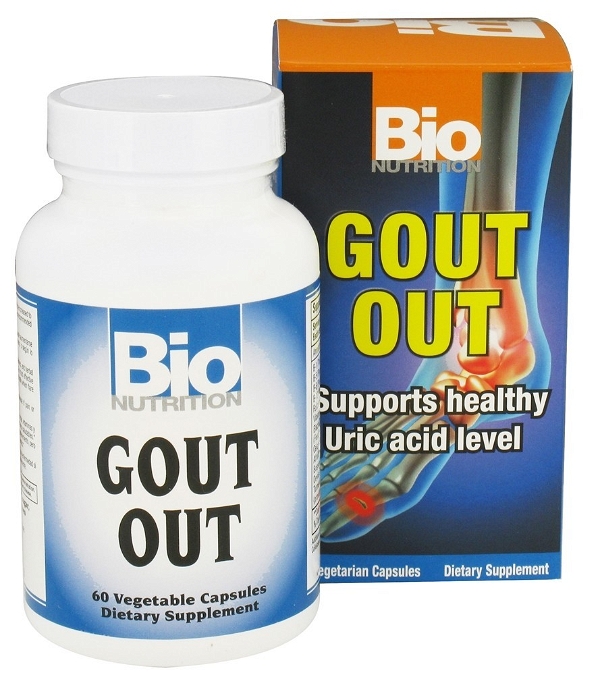 BIO NUTRITION: Gout Out, 60 vegetarian capsules