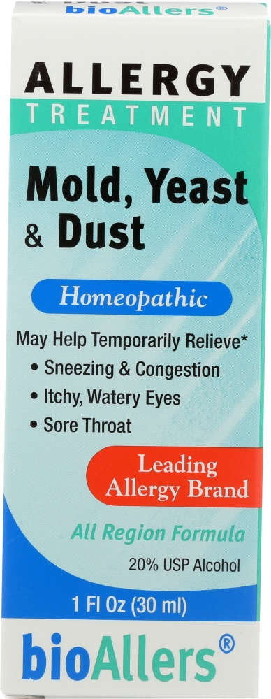 BIOALLERS: Allergy Treatment Mold Yeast and Dust, 1 oz