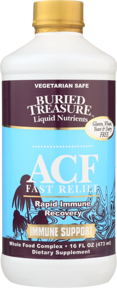 BURIED TREASURE: ACF Fast Relief Immune Formula, 16 Oz