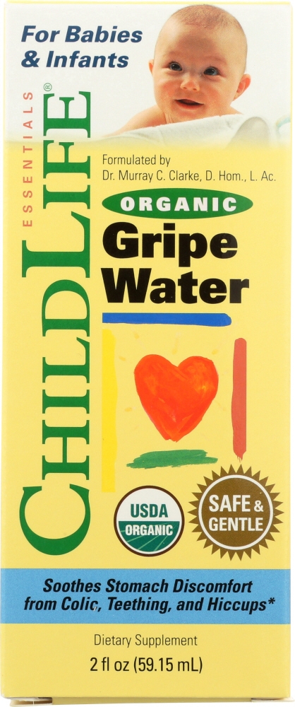 CHILDLIFE ESSENTIALS CHILD LIFE: Water Gripe Organic, 2 oz