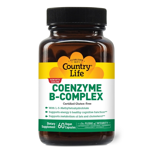 COUNTRY LIFE: Coenzyme B Complex Caps, 60 vc