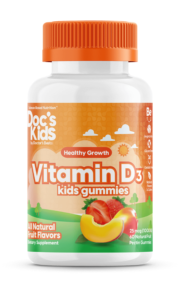 DOCTORS BEST: Vitamin D3 Kids Gummies, 60 ea
