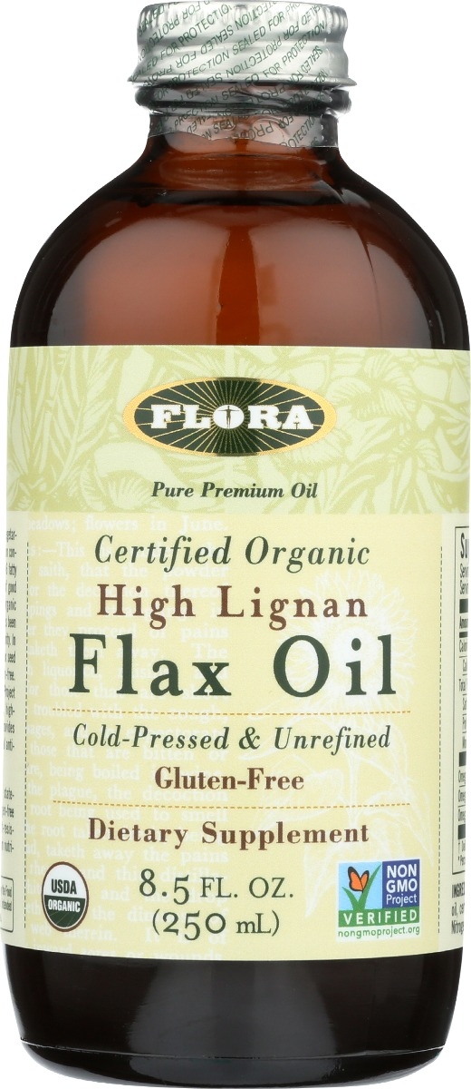 FLORA HEALTH: High Lignan Flax Oil, 8.5 fo