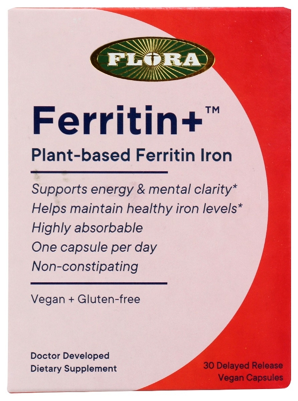 FLORA HEALTH: Iron Ferritin Plus, 30 vc