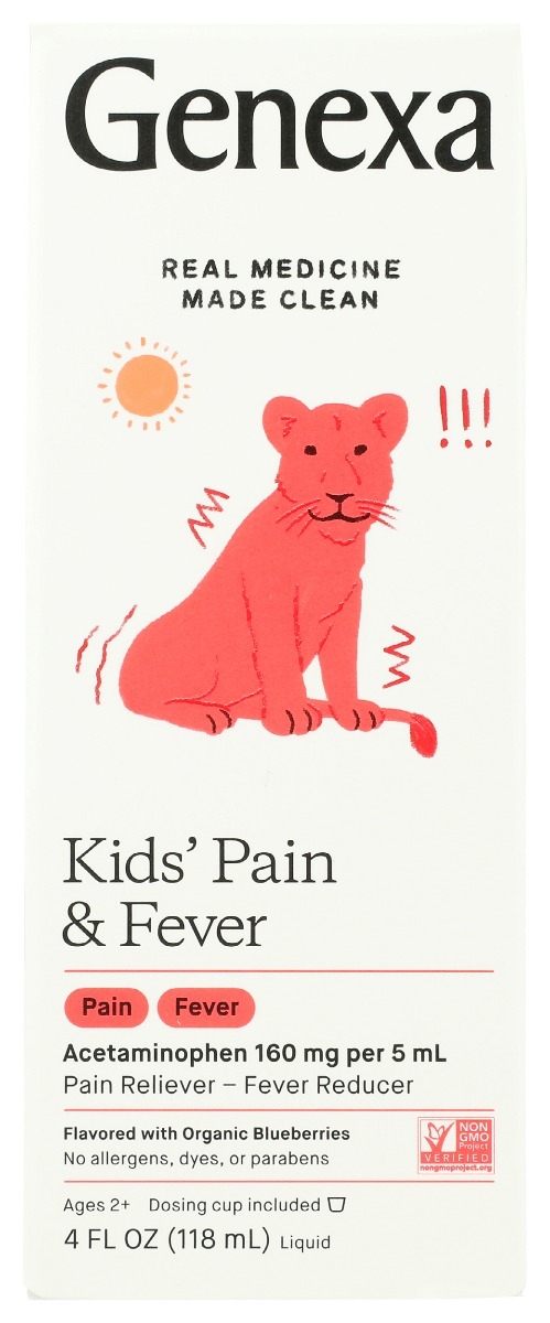 GENEXA: Kids Pain & Fever, 4 fo