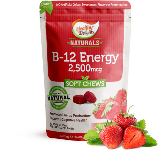HEALTHY DELIGHTS: B12 Energy Chews, 30 ea