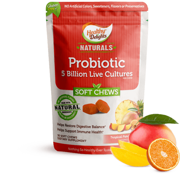 HEALTHY DELIGHTS: Probiotic Chews, 30 ea